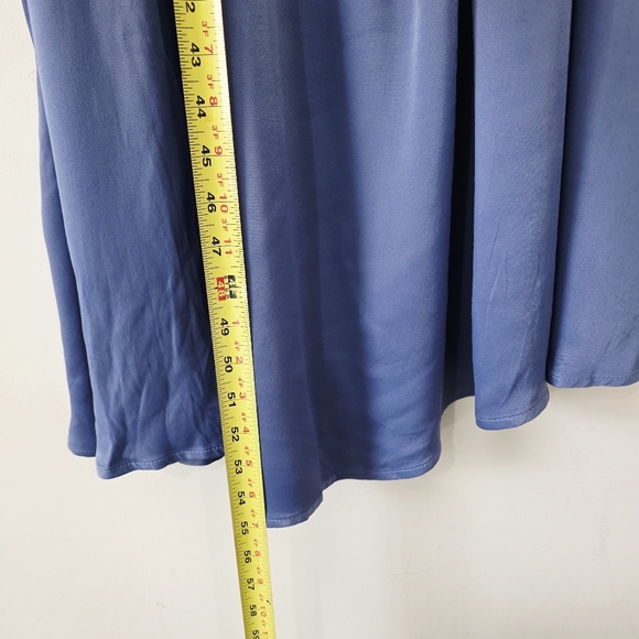 Anthropologie The Gemini Twofer Blue Midu Dress Size Large - Picture 9 of 11